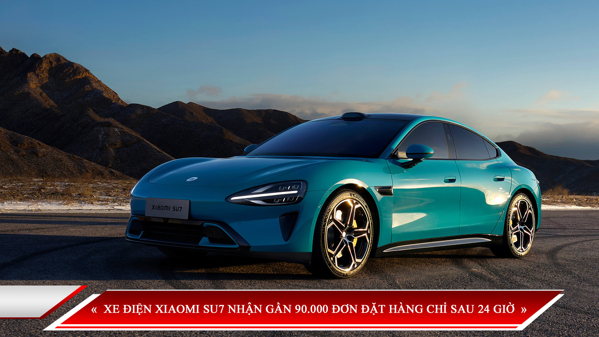 XE ĐIỆN XIAOMI SU7 NHẬN GẦN 90.000 ĐƠN ĐẶT HÀNG CHỈ SAU 24 GIỜ